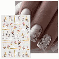 Sticker decor unghii QJK-PM133 - 1