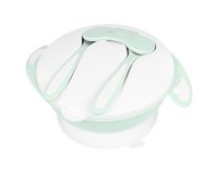Castron multifunctional cu ventuza si tacamuri incluse 4in1 KikkaBoo Bowl Mint - 7