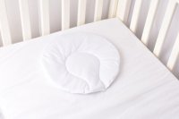 Pernuta plata rotunda 30x30 cm bumbac alb - 1