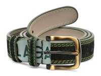 Curea Kaki din Piele Intoarsa La Galere 43716/40 pentru Barbati - 1