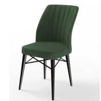 Scaun tapitat Valentina verde de la Homs pentru living si dining - 1