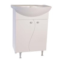 Mobilier baie Selena MDF 60 cm Alb - 1