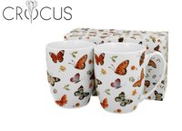 Set 2 Cani 350ml cu Fluturi - Eleganta si Rafinament - 1
