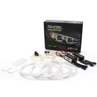 Kit Angel Eyes CCFL pentru BMW X3 E83, alb, inele 106 mm si 131 mm - 1