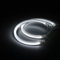 Kit Angel Eyes CCFL pentru BMW X3 E83, alb, inele 106 mm si 131 mm - 6