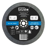 Disc abraziv pentru polizor de banc Gude 55531, O175x25x32 mm, granulatie K60 - 1