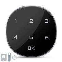 Incuietoare Inteligenta Techstar®, Touch Screen Digital, 30mm, Alarma, Cod, Alimentare CR2023 si MicroUSB - 8