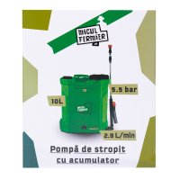 Pompa de stropit cu acumulator, Micul Fermier, capacitate 10 litri - 4