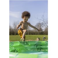 Piscina gonflabila pentru copii cu 3 inele 150 cm Leaves - 1