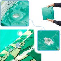 Piscina gonflabila pentru copii cu 3 inele 150 cm Leaves - 6