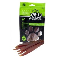 PET'S DESSERT Soft Strip, XS-XL, Rață, punguță recompense fără cereale câini, 80g - 2