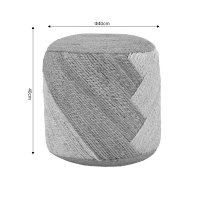 Taburet Elision Boho Pako World Natural 40x40x40 cm - 5