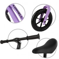 Bicicleta fara pedale, cadru magneziu, roti EVA, Kidwell Vito Violet - 3