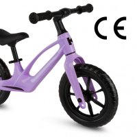 Bicicleta fara pedale, cadru magneziu, roti EVA, Kidwell Vito Violet - 6