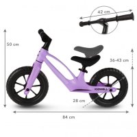 Bicicleta fara pedale, cadru magneziu, roti EVA, Kidwell Vito Violet - 8