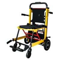 Scaun electric pentru transport pe scari Samus DW-SW03, 120 W, capacitate 159 kg, 40 trepte/min (Negru/Galben) - 1