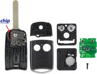Cheie Auto Programabila Completa Techstar cu 2 butoane, 433MHz, Compatibila Honda Civic 2011–2014, CR-V, Jazz 2012–2015 - 2