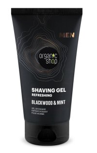 Gel de ras organic cu menta Blackwood, 150ml - Organic Shop - 1
