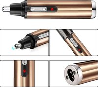 Trimmer 2 in 1 pentru nas, urechi, barba si perciuni, reincarcabil, compact ABYZ - 2