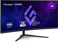 Monitor Gaming ViewSonic VX3418C-2K, 34 inch, rezolutie 3440 x 1440 pixeli, negru, garantie 2 ani - 1