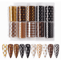 Set 10 folii de transfer 100x4cm. GC-239 - 1