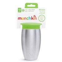Cana Miracle 360 Munchkin Stainless Steel 296ml 12L+ green - 1