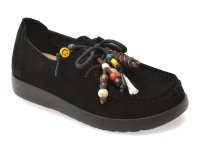 Pantofi FLAVIA PASSINI negri, 9201, din piele intoarsa - 1