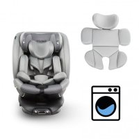 Scaun auto Kidwell GoCar Gri cu isofix, grupa 40-135 cm, i-Size, omologare R129, rotativ 360, protectie laterala ASP - 6