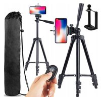 Trepied cu telecomanda si suport pentru telefon, 103 cm, negru - 5