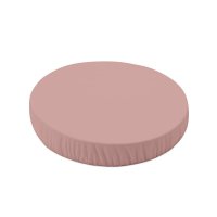 Cearceaf cu elastic, Waldin, Pentru patut evolutiv oval 7 in 1, 73x73 cm, Rose - 1