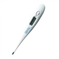 Termometru Digital Sanity Medi Temp cu Ecran LCD, Semnal Sonor si Oprire Automata, Alb - 2