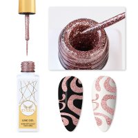 Gel de Unghii Line Everin - Nuanta Rose Gold - Model ART-24 - 1