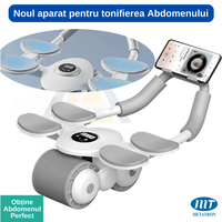 Aparat Fitness Multifunctional METATRON ABS ROLLER cu Suport pentru Telefon si Cronometru - 13
