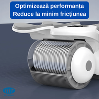 Aparat Fitness Multifunctional METATRON ABS ROLLER cu Suport pentru Telefon si Cronometru - 11