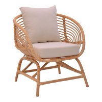 Fotoliu de gradina Caxen Boho Pako World Natural 72x63x75 cm - 1