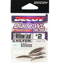 Paleta Oscilanta Decoy BL-6S Willow Leaf Argintie (Marime: 2) - 1