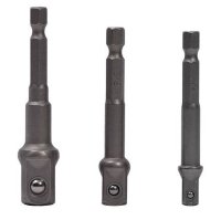 Set de 3 adaptoare priza Burghie cu tija hexagonala 1/4 inch - 1