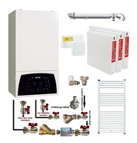 Pachet complet pentru apartament cu 2 camere - Centrala termica Motan Condens Plus 100 25 kW - 1
