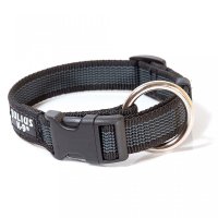 Zgarda nylon reglabila, Gri, 25 mm - 1