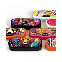 Toc pentru ochelari din aluminiu Flamingo Negru - 1