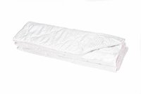 Pilota de vara Somnart din microfibra striata cu model lacrimi, alba 180 x 200 cm, 200 g - 4