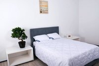 Pilota de vara Somnart din microfibra striata cu model lacrimi, alba 180 x 200 cm, 200 g - 5