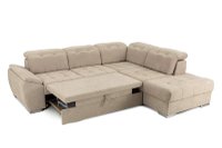 Colțar Extensibil ENZO, cu tetiere, variante stânga/dreapta, 255x220x100 cm - 2