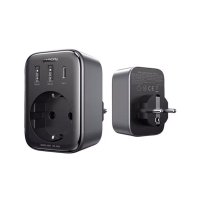 Adaptor UGREEN CD314 30W Outlet Extender EU (2A1C) cu 2 USB-A si 1 USB-C, Negru - 1