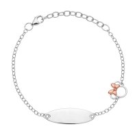 Bratara personalizabila Disney cu Minnie Mouse - Argint 925 Premium - 1