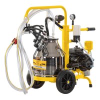 Aparat de Muls Oi Agro Electro 2 Posturi, 1 Bidon Inox de 25 litri, Eco - 1