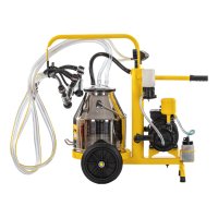 Aparat de Muls Oi Agro Electro 2 Posturi, 1 Bidon Inox de 25 litri, Eco - 2