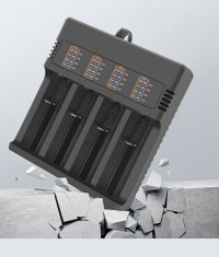 Incarcator Li-ion MRG MS484AX , Acumulator 18650 3,7V, 4 Slot, 4Ah, 220V - 6