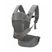 Marsupiu bebe, FreeON, Carry Me, 3 in 1, De la 4 luni pana la 15 kg, Tesatura din plasa 3D, Confortabil si sigur pentru bebe, Gri - 1