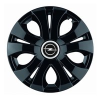 Set 4 capace roti Opel Top, negre, R15 - 1